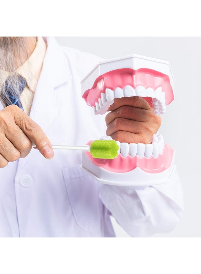 Daytoyz Disposable Oral Care Sponge Sticks - 100 Pack, Soft Dental Swabs for Teeth Cleaning, Travel-Friendly Mouth Swabs for Patients, Adults & Elderly - Image 3